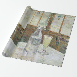 Papier Cadeau Table de café de Vincent Van Gogh avec de l'absint