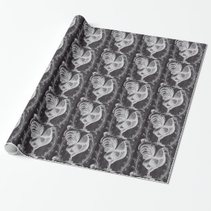 Papier Cadeau tableau chic rustique