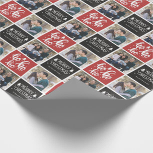 Papier Cadeau Tableau de bord Ho Ho Ho Joyeux Noël 2 Photo