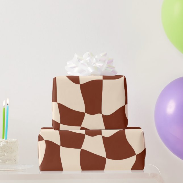 Papier Cadeau Tableau de contrôle floral de marguerite super, Wr (Cadeaux de fête)