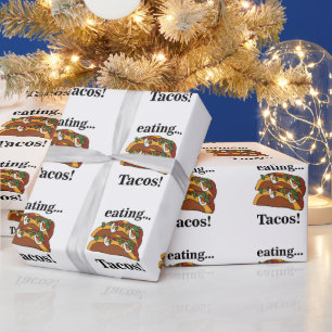 Papier Cadeau Taco Tacos Anniversaire Drôle