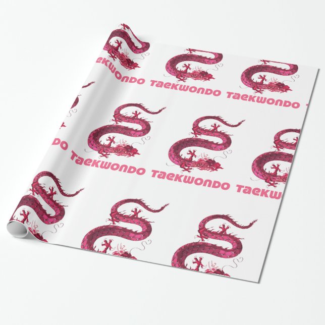 Papier Cadeau Tae Kwon Do (Déroulé)