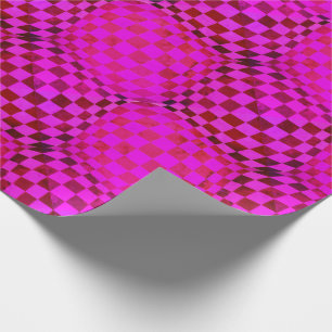 Papier Cadeau Taffi Tuck Op Art Fuschia
