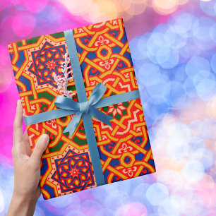 Papier Cadeau Tapis coloré d'époque