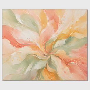 Papier Cadeau Tapis de table abstrait Soft Bloom