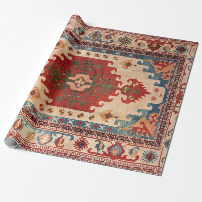 Papier Cadeau Tapis Oriental (Déroulé)