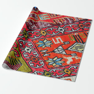 Papier Cadeau Tapis turc, oriental coloré