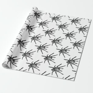 Papier Cadeau Tarentule grunge