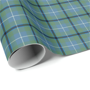 Papier Cadeau Tartan antique de clan de Douglas