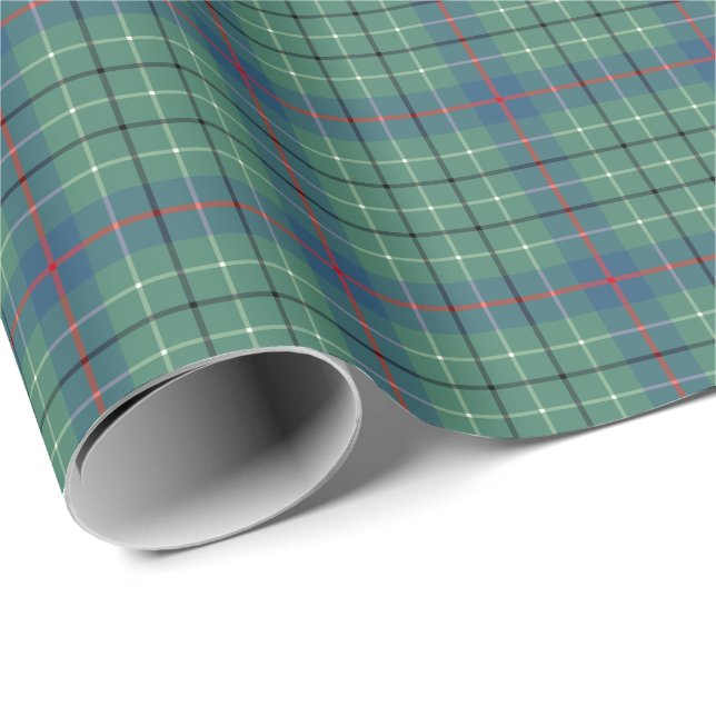 Papier Cadeau Tartan antique du clan Duncan (Coin rond)