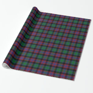 Papier Cadeau Tartan de chasse d'Alexandre de clan