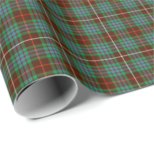Papier Cadeau Tartan de chasse de clan de Fraser
