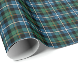 Papier Cadeau Tartan de chasse de clan de MacRae