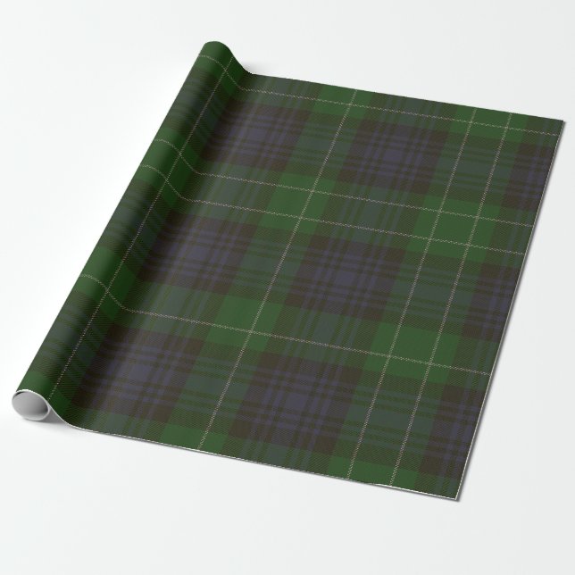 Papier Cadeau Tartan de clan d'Abercrombie (Déroulé)