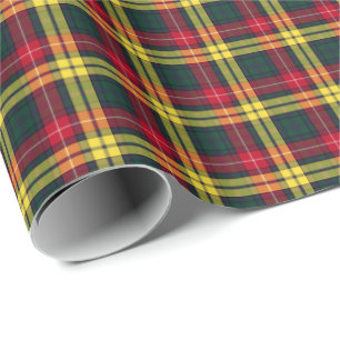 Papier Cadeau Tartan de clan de Buchanan
