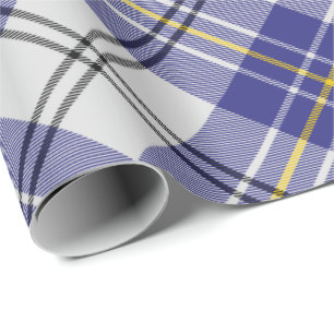 Papier cadeau tartan de la robe bleue du clan MacP
