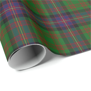 Papier Cadeau Tartan d'écossais de Cochrane Cochran de clan