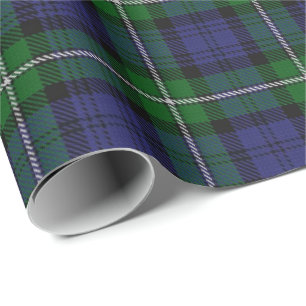 Papier Cadeau Tartan d'écossais de Forbes de clan