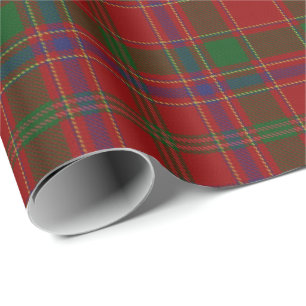 Papier Cadeau Tartan écossais de Munro Munroe Monroe de clan