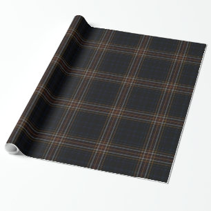 Papier Cadeau Tartan rouge noir