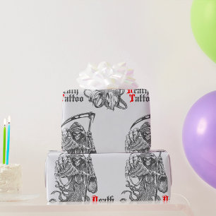 Papier Cadeau Tatouage de la mort