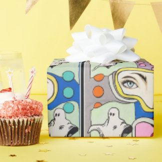 Papier Cadeau "Tattletales in the Spirit Box" Peinture sur une