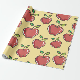 Papier Cadeau Teacher Apple