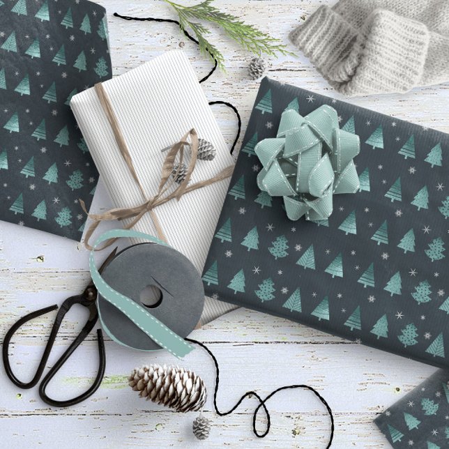 Papier Cadeau Teal ID863 (Créateur téléchargé)