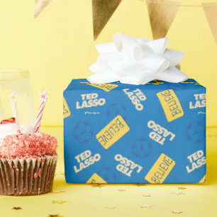 Papier Cadeau Ted Lasso Motif de football
