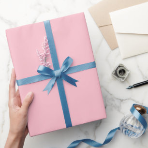Papier Cadeau Teinte de couleur rose bubblegum simple