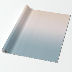 Papier Cadeau Teinture à carreaux bleu crème