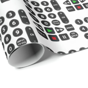 Papier Cadeau Télécommande TV