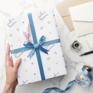 Papier Cadeau Telle Taurus (couleurs rétro)