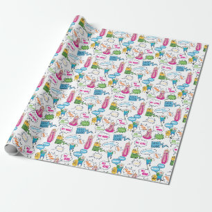 Papier Cadeau Temps d'aventure Motif d'appel de caractères