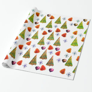 Papier Cadeau Temps de Christmas