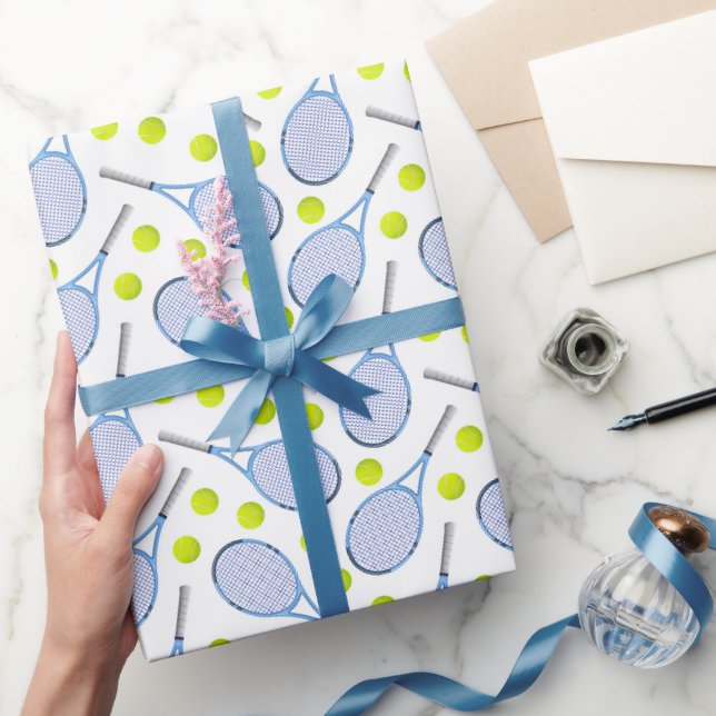 Papier Cadeau Tennis Anniversaire (Cadeaux)