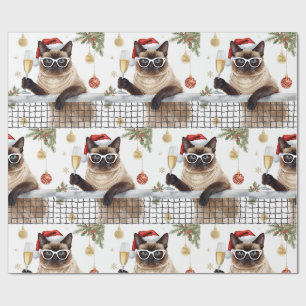 Papier Cadeau Tennis Christmas Party Thème pour Amoureux de les