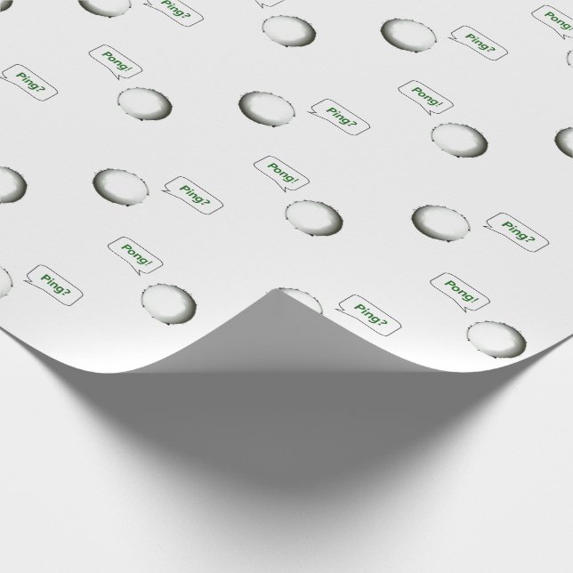 Papier Cadeau Tennis De Table (Coin)