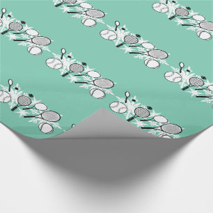 Papier Cadeau Tennis élégant