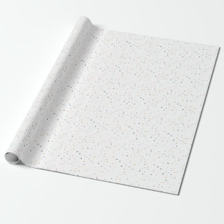 Papier Cadeau Terrazzo blanc