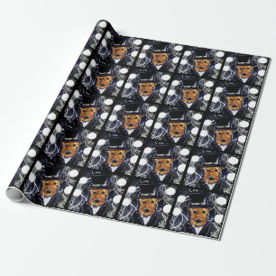 PAPIER CADEAU TERRIER AIREDALE