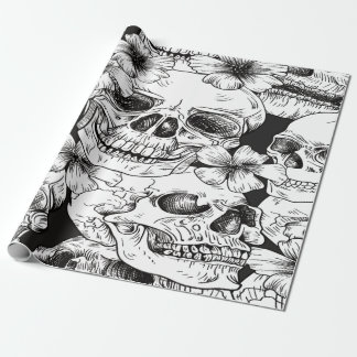Papier Cadeau Tête de mort