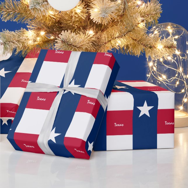Papier Cadeau Texas Flag & Texas cadeaux America /sports fans (Vacances)