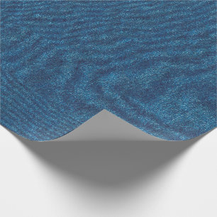 Papier Cadeau Texture bleu-foncé de denim
