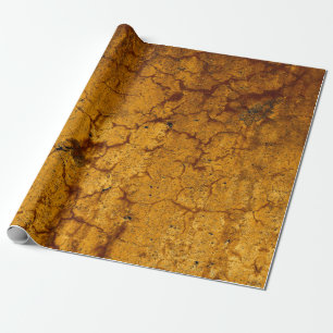 Papier Cadeau Texture Brûlé Orange Vintage Découpage rustique