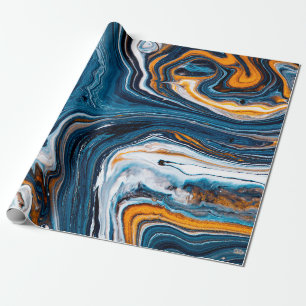Papier Cadeau Texture d'art fluide. Arrière - plan avec mélang