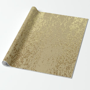 Papier Cadeau Texture de grunge d'or pour créer un effet dépri