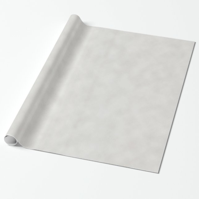 Papier Cadeau Texture de parchemin classique gris clair (Déroulé)