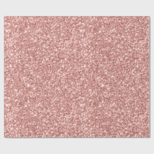 Papier Cadeau texture de parties scintillant rose saumon