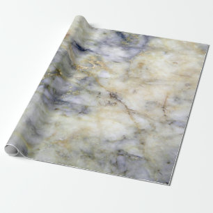 Papier Cadeau Texture de pierre de marbre bleu moderne cool